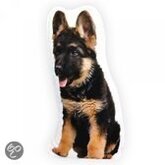 Intimo Sierkussen Hond Duitse Herder gevuld 48x25cm