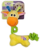 Touwnek giraffe geel