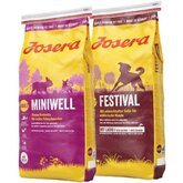 2 x 4 kg Josera Adult Mix Proefpakket Hondenvoer - 2 x 15 kg