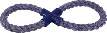 Happy Pet Flossin Fun 8 Vormig - Flostouw - Large - 37 x 15 x 2.5 cm - Assorti