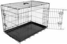 Duvo+ Hondenbench  - Zwart - 123 x 77 x 83cm