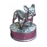Dieren Mini- Urn Hond Franse Bulldog Urnen Honden van Tin