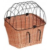 Karlie fietsmand riet met afdekrooster _45 cm