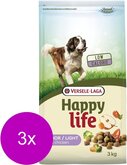 Happy Life Light Senior Kip - Hondenvoer - 3 x 3 kg