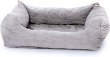 Rebel Petz Box Bed Hondenmand - M - 100 x 80 cm - Licht Grijs
