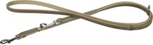 Beeztees Comfort - Hondenriem - Leer - Grijs - 200cm x 14mm