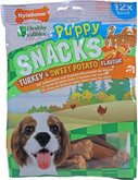 Nylabone puppy gezonde snack 12x kalkoen - zoete aardappel