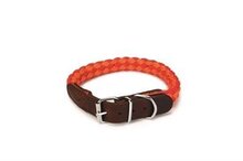 Beeztees halsband voor hond korda nylon rood / oranje _45x2 cm