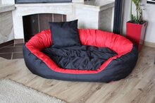 XXL Hondenbed van kunstleer - hondenkussen hondensofa kattenbed hondenkorf - waterdicht 90 X 60 cm