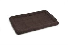 Hondenmand schapenvacht bruin 89x59x8 cm