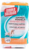 Simple Solution Wegwerp Honden Luier - LARGE 12 ST 45-57 CM