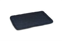 Hondenmand schapenvacht blauw 89x59x8 cm