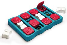 Nina Ottosson dog Brick Hondenspeelgoed - Turquoise/Rood - 31,5 x 21 x 4 cm