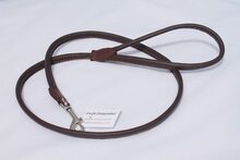 Dog's Companion Leren Hondenriem 180 cm x 8 mm - Bruin