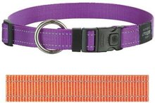 Rogz For Dogs Lumberjack Halsband - Oranje - 25 mm x 43-73 cm