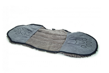 Dirty Dog Shammy - Hondenhanddoek - Grijs - 80x35 cm