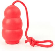 Rood rubber speeltje 11*6 cm voor de hond