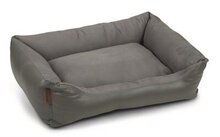 Beeztees hondenmand hodir leer grijs 80x60x23 cm
