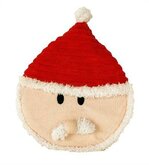 Happy pet whoopee piep schijf kerstman 19x19x2,5 cm