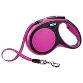 Flexi Rollijn New Comfort Tape M 5 m - Hondenriem - Roze Tot25kg