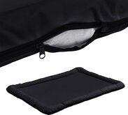 [en.casa]® Hondenkussen - XXL - zwart
