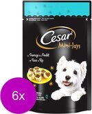 Cesar Pouch Mini Joys - Hondenvoer - 6 x Kaas 100 g