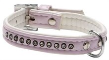 Adori halsband voor hond a.l. mt carlo lichtroze 34 mmx60 cm