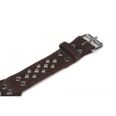 Leren halsband Noppy Bruin 80 cm x 45 mm