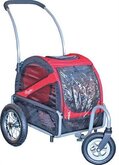 Doggy ride buggy mini rood/zwart