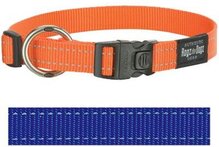 Rogz For Dogs Fanbelt Halsband - Blauw - 20mm x 34-56cm