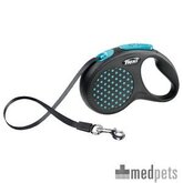 Flexi Rollijn Design - Tape Leash - L - Blauw