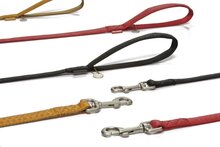 Beeztees Hondenriem - Mac Leather - Zwart - S - 120 cm x 15 mm