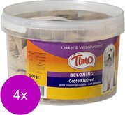 Timo Koekjes Grote Kluiven Emmer - Hondensnacks - 4 x Gevogelte Vlees 1.2 kg