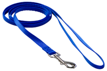 Adori Looplijn Nylon Blauw - Hondenriem - 120X1.5 cm