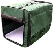 Topmast Nylon Bench  76 * 49 * 56 cm groen. Geheel opvouwbaar | stoffen bench | vouwbench | softbench - Hondem 15-25kilo