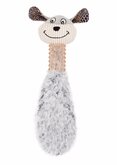 Adori Speelgoed Tpr Met Pluche - Hondenspeelgoed - 42x18 cm Multi-Color