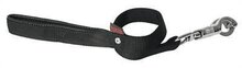 Martin sellier looplijn voor hond basic nylon zwart 25 mmx100 cm