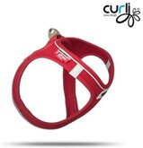 Curli Magnetisch sluitend harnas rood L 46-53cm hondentuigje