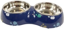 Lief! Boys Dubbel - Voerbak - Blauw - 27 cm x 14 cm x 5 cm