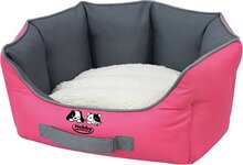 Nobby - Hondenmand - Basma - Comfortbed - met rand - Roze - 55 X 50 X 21 CM