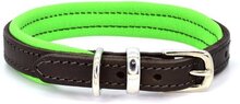 Dogs & Horses Lederen Halsband groen
