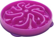 Slo-bowl slow-bowl feeder flower paars 29 x 29 x 6 cm - 1 st