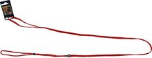 Nylon showlijn 0.8 cm x 130 cm, rood.
