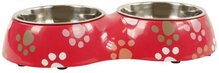 Lief! Girls Voerbak Dubbel - 27 x 14 x 5 cm - Roze