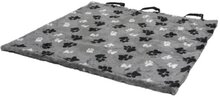 Foulard / auto kleed teddy grijs met poot