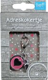 Lief! Adreskoker Met Hart Girls Lichtroze - 2.5X1X6 CM