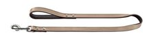 Hunter Looplijn Basic - Hondenriem - 100x1.8 cm Taupe Zwart