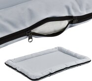 [en.casa]® Hondenkussen - XL - grijs