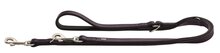 Hunter Trainingslijn Linum Paars&Zwart - Hondenriem - 200x1.5 cm