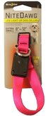 Halsband voor hond verlicht verstelbaar roze _20-30 cm